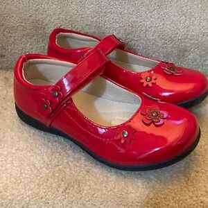 Red Girls Mary Jane Shoes